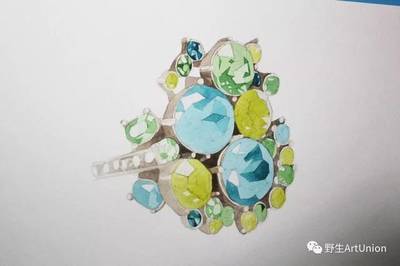 1000张珠宝首饰设计步骤图/线稿/彩铅/水彩/素描手绘素材免费领取!
